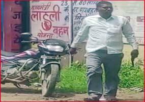 The suspended headmaster created a ruckus, also lashed out at the female sarpanch