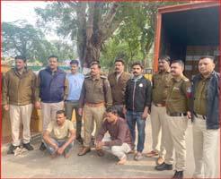 Another big action against illegal liquor, liquor seized from container