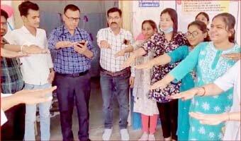 Pledge program organized on World Oral Health Day