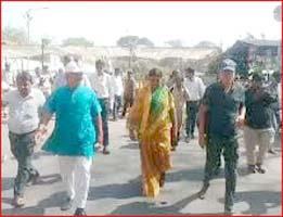 President of Hindu Front for Justice reached Bhojshala and inspected