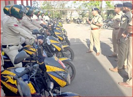 10 police cheetah mobile bikes will run in the city
