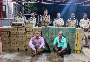 Excise department confiscated huge amount of illegal liquor