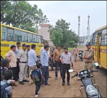 RTO and traffic department created a stir