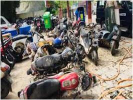 Why are vehicles seized from thieves allowed to rot?