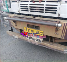 Major action by Badnawar police, vehicle carrying illegally transported steel metal seized