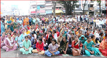 The palace resounded with the slogans of well-nourished India, capable India and Bharat Mata ki Jai