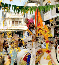 पहले हल्दी मेहंदी और फिर बारात, बड़ी धूमधाम से हुआ तुलसी विवाह