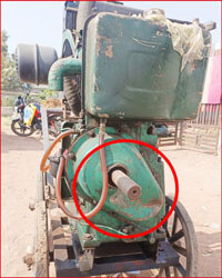 A woman died on the spot after getting stuck in a generator at a wedding ceremony