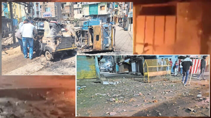 4 cases of rioting, assault, arson, vandalism registered, 13 arrested