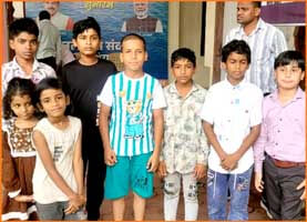 The minor children reached the collector and said sir, I am very scared