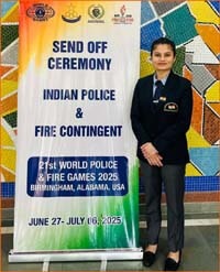 Dhar's daughter will represent World Police and Fire Games in USA