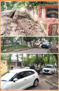 Officials are troubled by the entry of unauthorized vehicles in the court premises