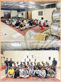 The first flag march Shiv Garjana meeting was concluded