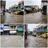 Waterlogging situation is created due to lack of drainage