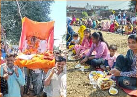 डीजे के साथ निकाली बंदर की अंतिम यात्रा, मृत्युभोज में शामिल हुए हजारों ग्रामीण