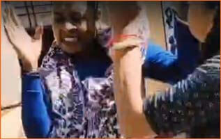 Girlfriend and wife clash in police station premises, husband appears to intervene, video goes viral