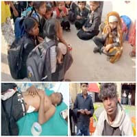 School bus collides with Isuzu, children and driver seriously injured