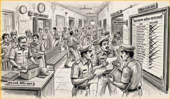 The transfer of several station in-charges from one place to another has created a stir in the district police.