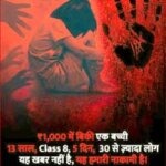 16 दिसंबर 2012 का 23 वर्षीय निर्भया कांड देश भूला नहीं? और अब 13 वर्ष की मासूम से खिलवाड़